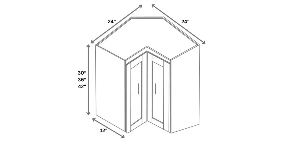 Blind Corner Wall Cabinet Dimensions