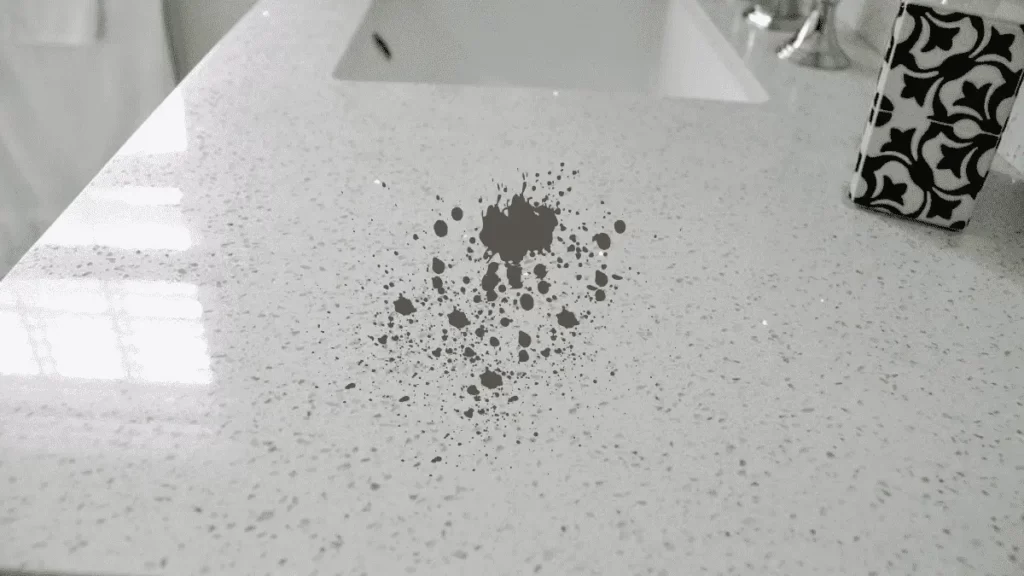 How to remove paint from quartz countertops?