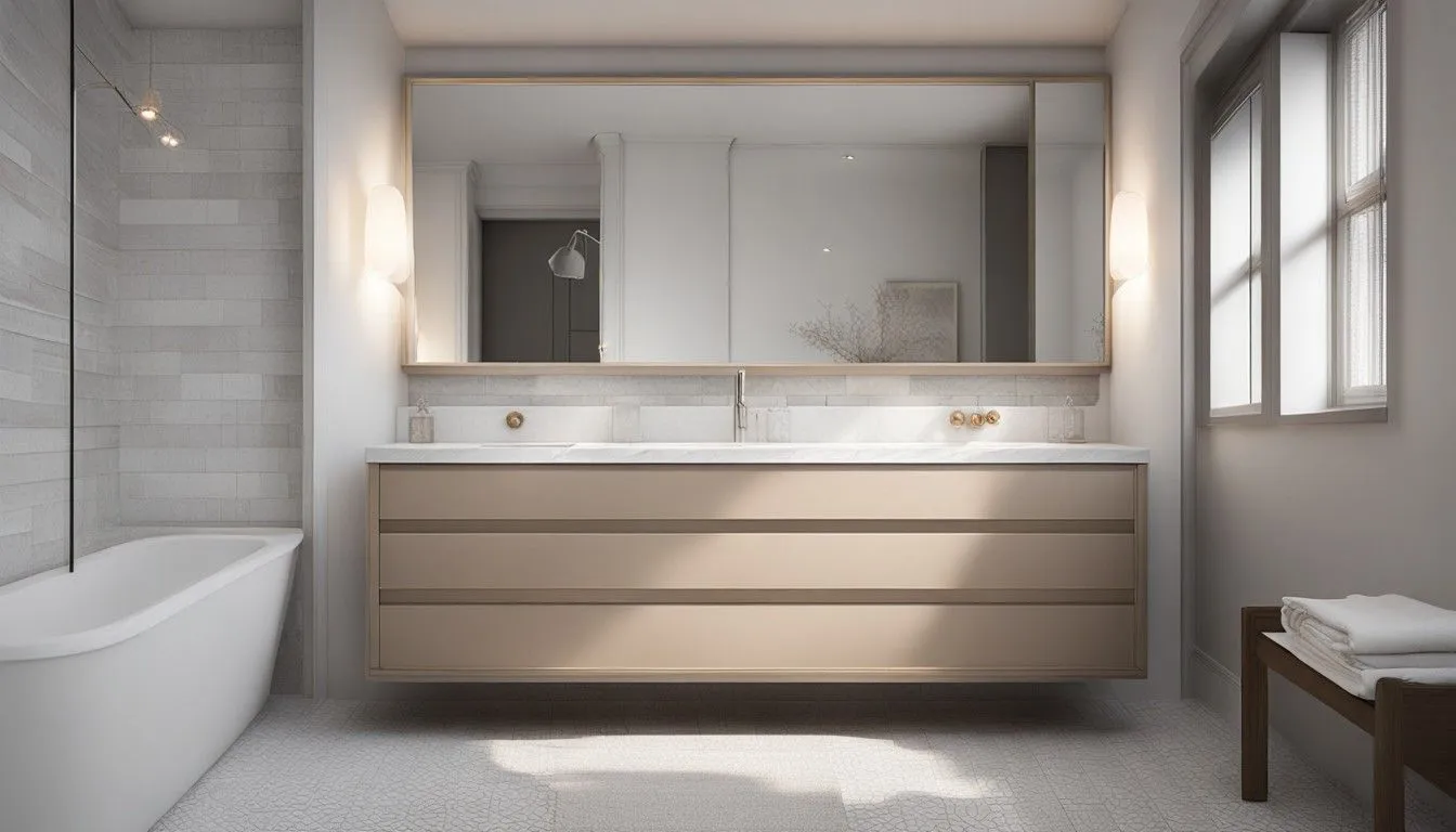 What Size Mirror for 60inch Vanity?