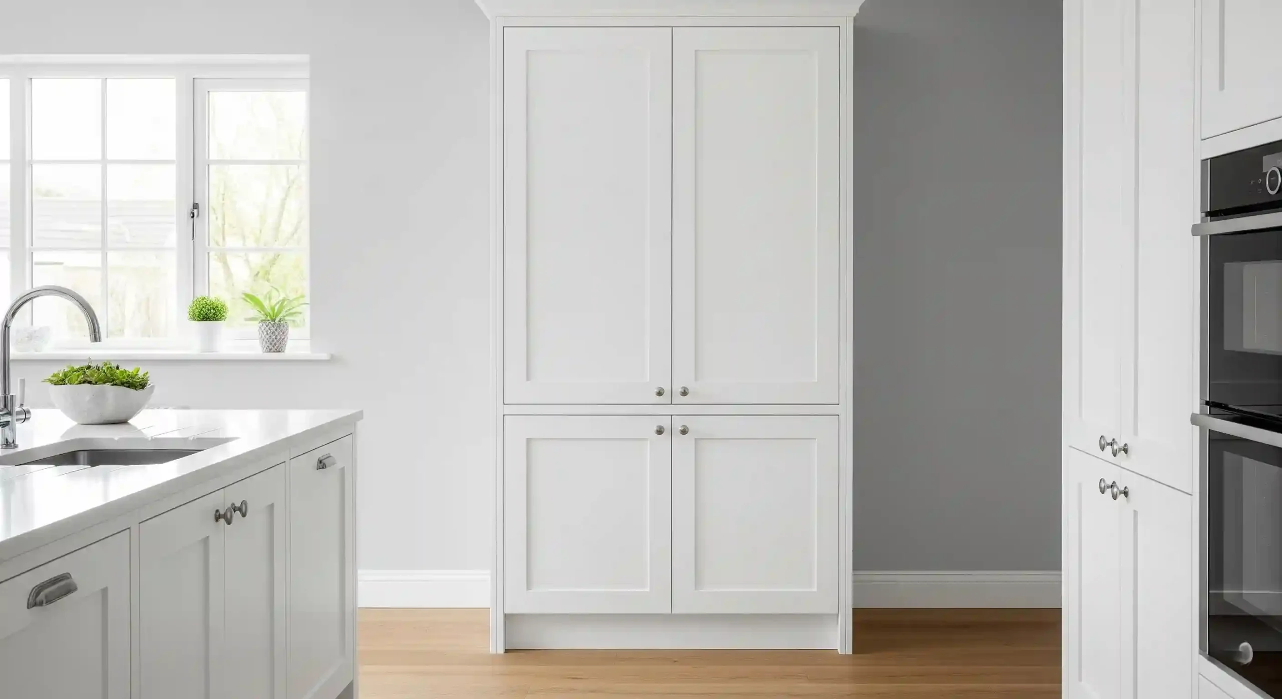 Stack Wall Cabinets To Make Pantry