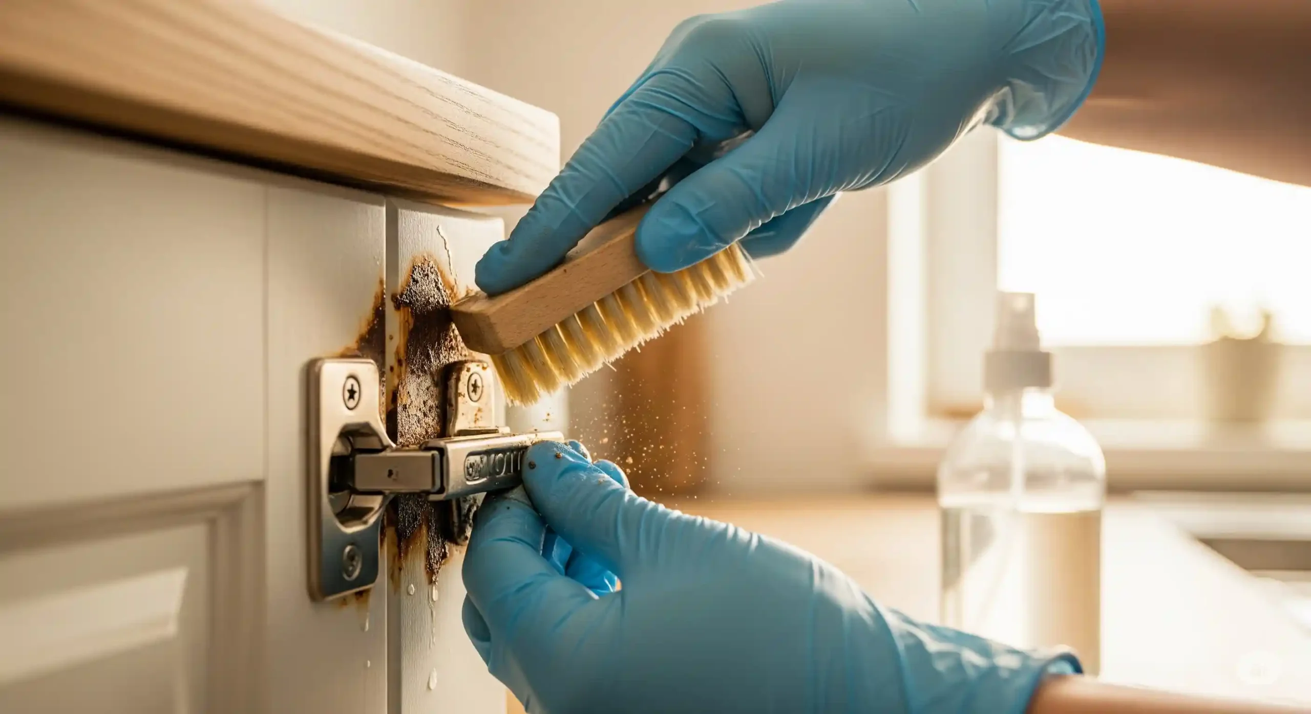 Clean Rusty Cabinet Hinges